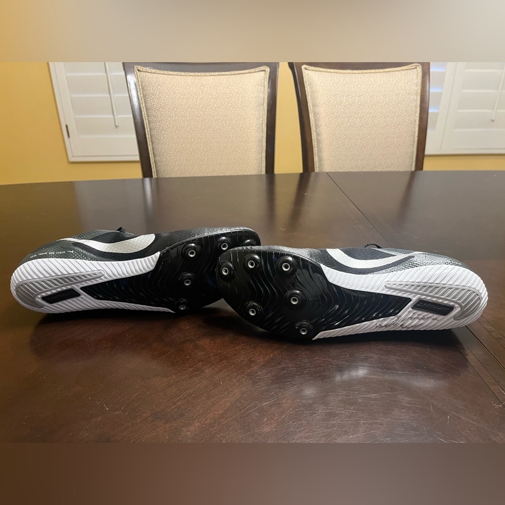 New Nike Zoom Rival Metallic Black travk Field shoes Size US 12 - Picture 15 of 15